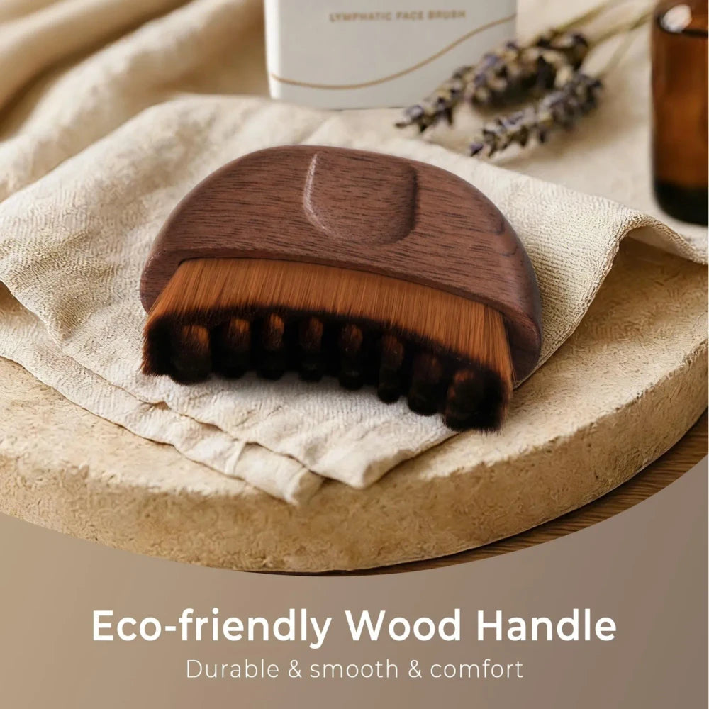 Walnut Lymphatic Brush