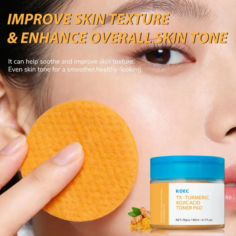 Turmeric Kojic Acid Toner Pads